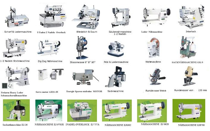 Blindstich Nähmaschine JAPAN CNC QUALITÄT sk500  